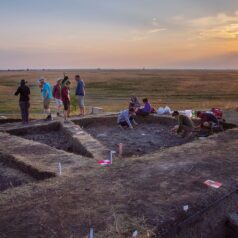 A Kiel archaeology excavation near Sultana, Romania.